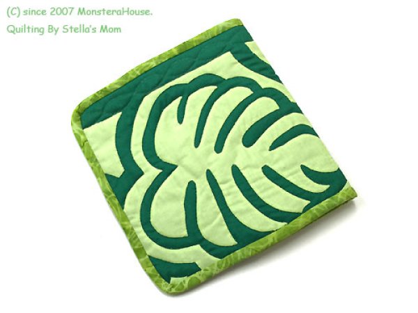 画像3: モンステラのスクロールデザイン　長財布 (3)