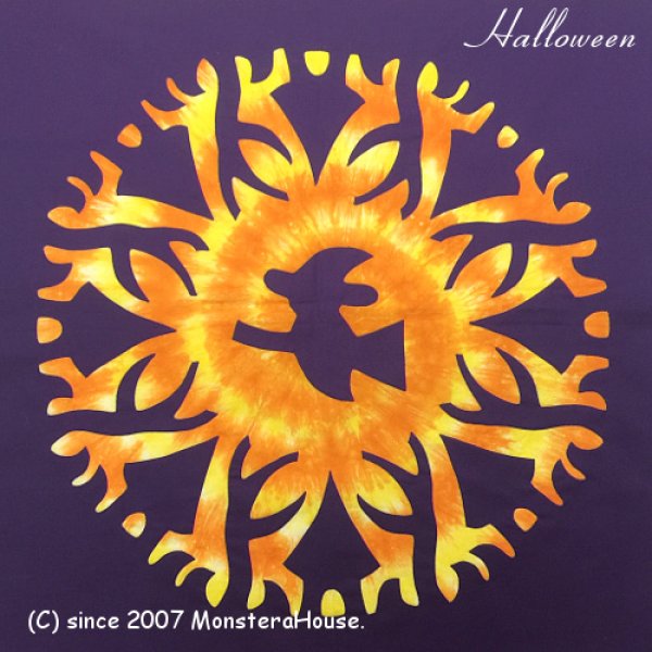 画像1: ハロウィンタペストリー45cm (1)