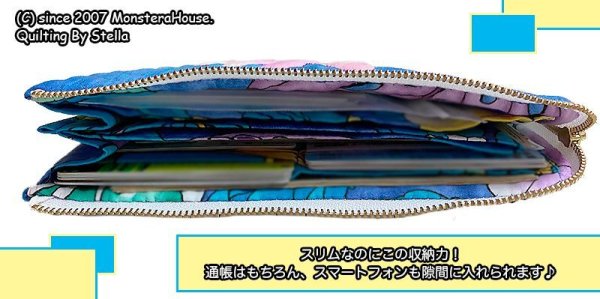 画像5: パイナップルのファスナー付き長財布 (5)