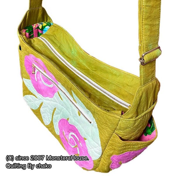 画像3: ロケラニのポケット沢山ショルダーバッグ【幅30cm】 (3)