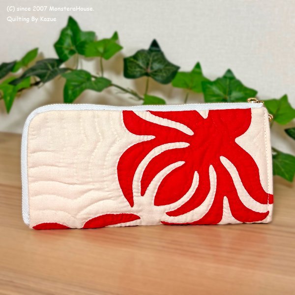 画像2: レフアのファスナー付き長財布 (2)